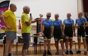 Remise de la coupe au club d'Albertville le plus nombreux